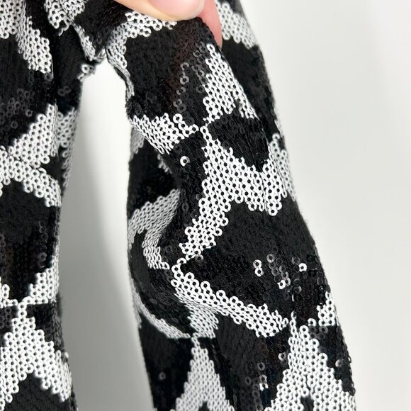 Ramy Brook Celia Sequin Open Back Maxi Gown - Picture 12 of 14